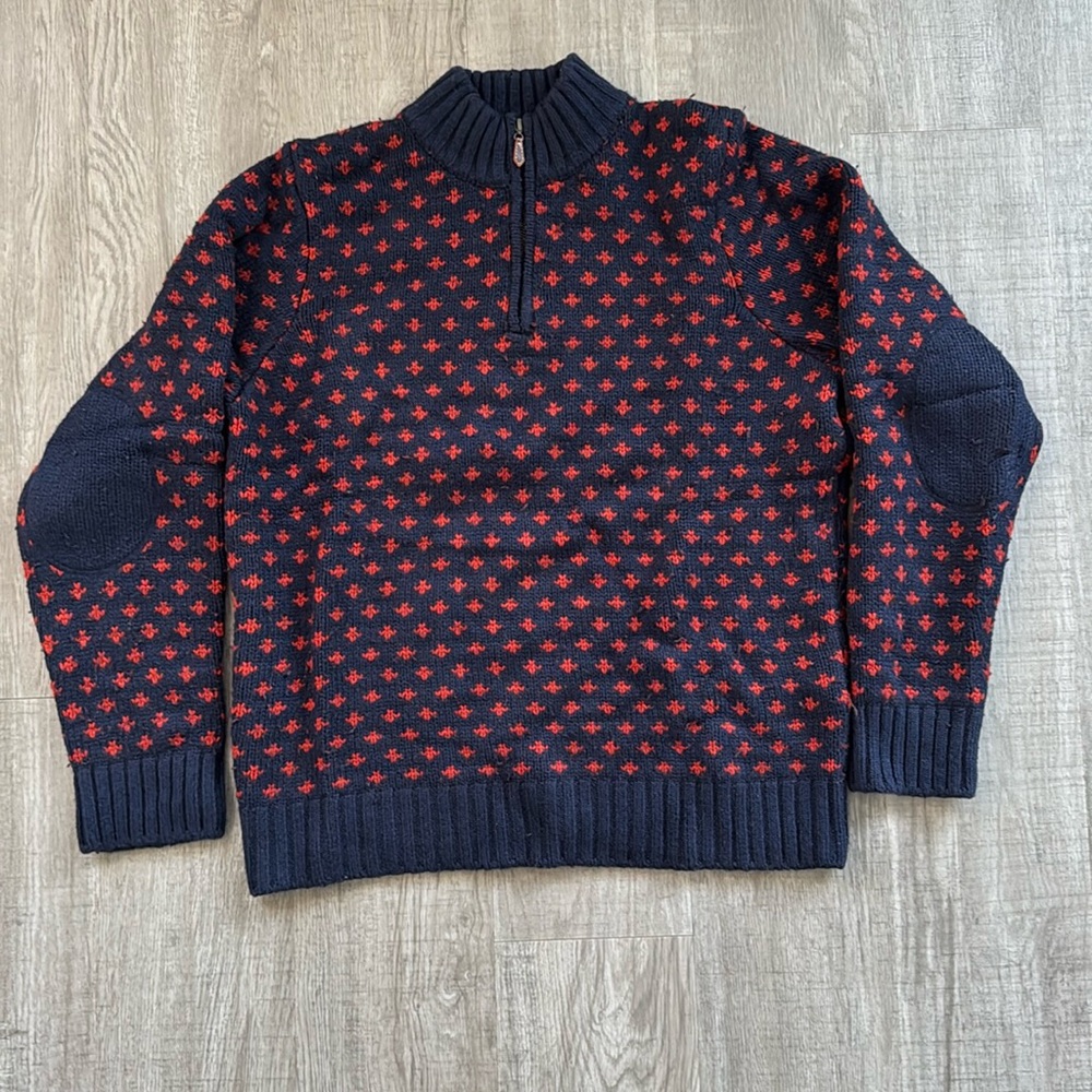 J. McLaughlin Size Large Quarter Zip Sweater